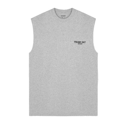 247 Represent Team Oversized Tank - Ash Grey
