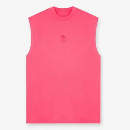 247 Represent Oversized Tank - Ultra Pink