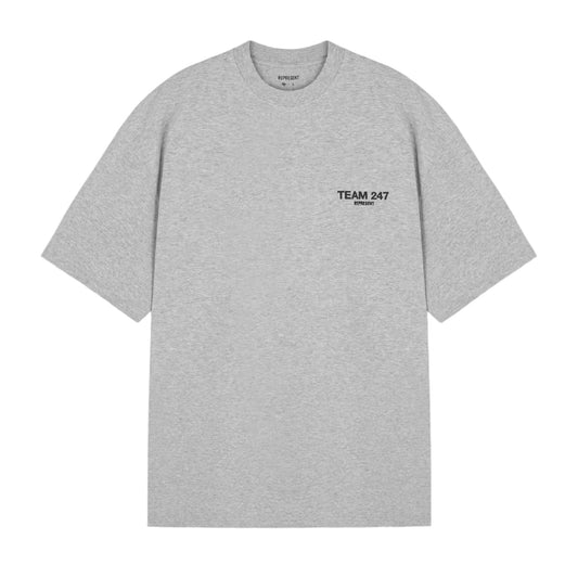 247 Represent Team Oversized Tee - Ash Grey