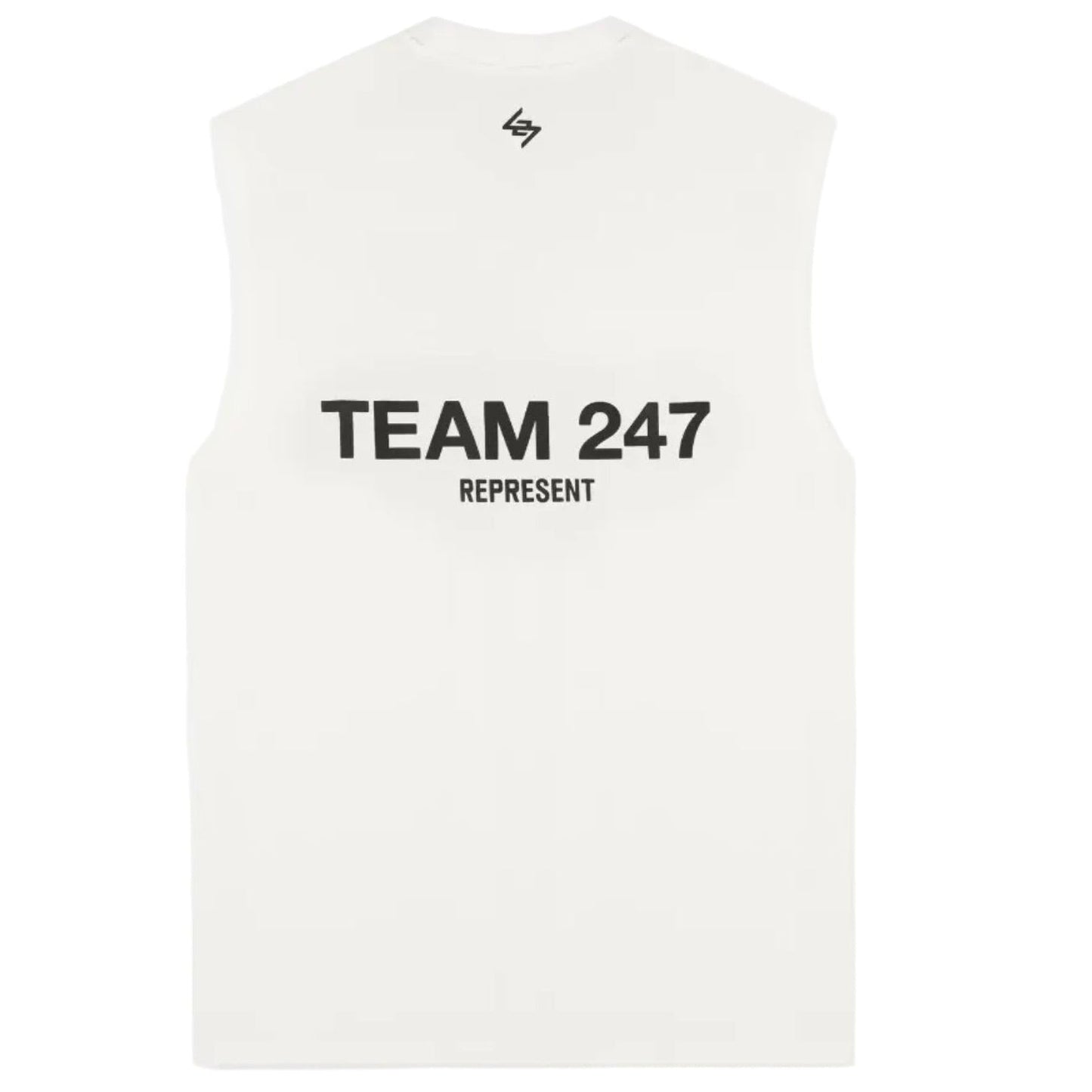 247 Represent Team Oversized Tank - Flat White
