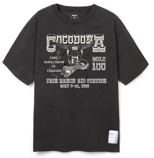 Satisfy Mothtech Codona Tee - Aged Black Limited