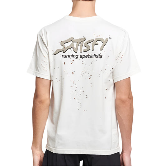 Satisfy MothTech Tee - Off White