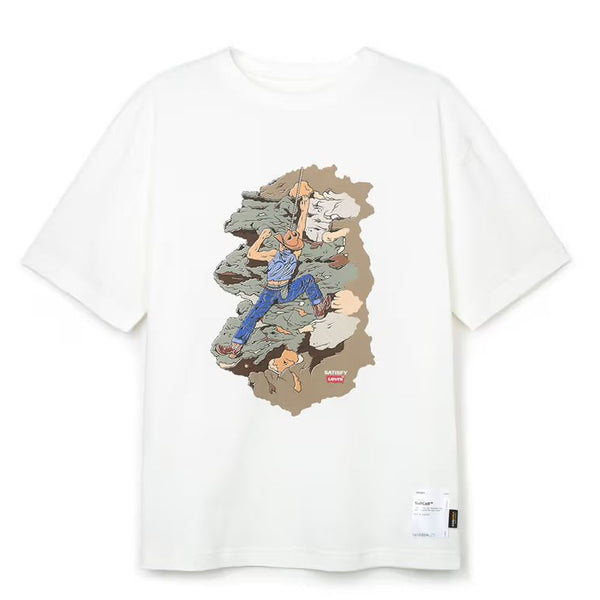 Satisfy Mothtech Levi's Cordura Tee - Off White