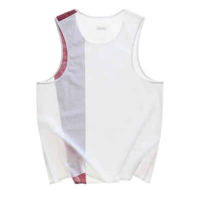 UVU Running Singlet - White / Brick