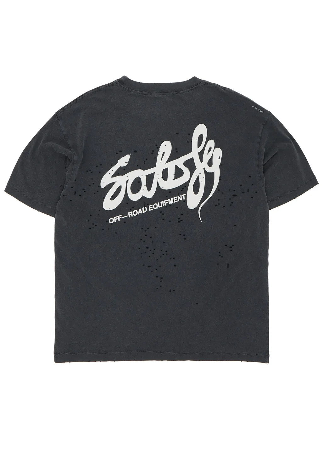 Satisfy Mothtech Tee Airbrush Eagle - Aged Black