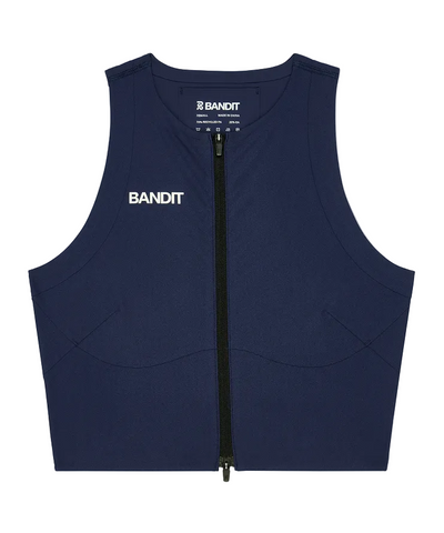 Bandit Women's Adapto™ 2-Way Zip Race Crop - NY Navy