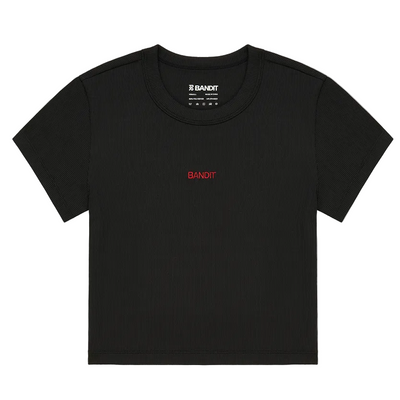 Bandit Women's Vituccia™ Cropped Performance Tee - Black