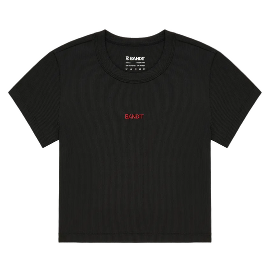 Bandit Women's Vituccia™ Cropped Performance Tee - Black