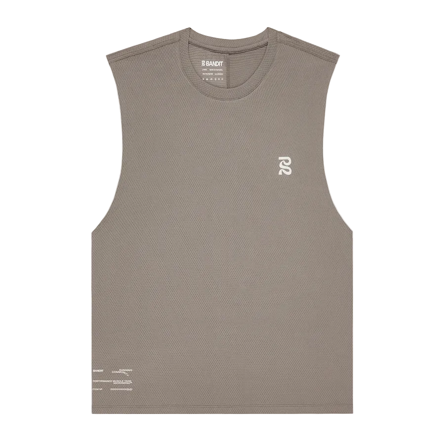 Bandit Men's Micromesh™ Run Tank - Concrete Taupe - XS