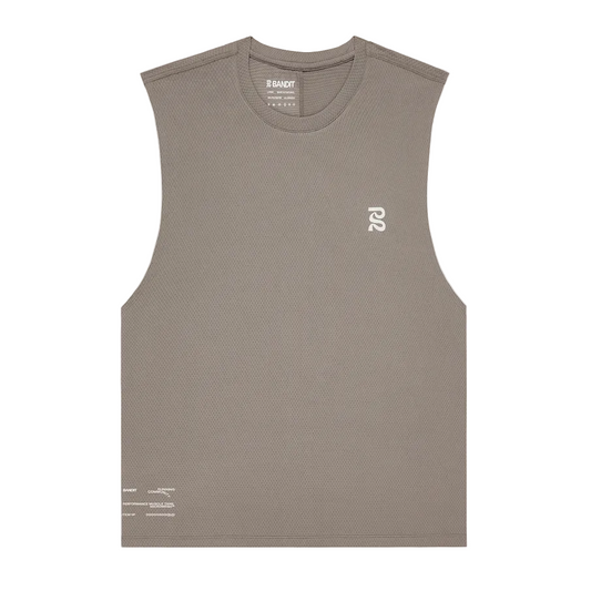 Bandit Men's Micromesh™ Run Tank - Concrete Taupe - XS