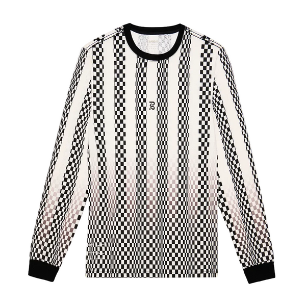 Bandit Men's Micromesh™ Long Sleeve - Checkerboard Stripe