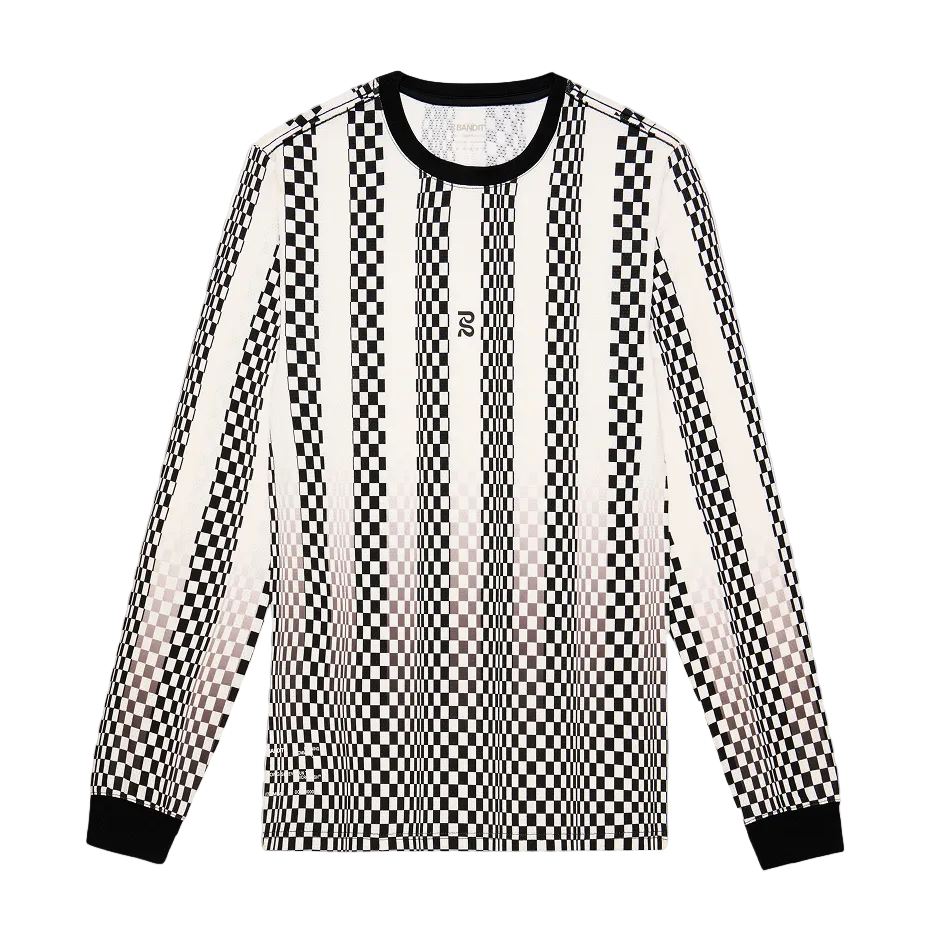 Bandit Men's Micromesh™ Long Sleeve - Checkerboard Stripe