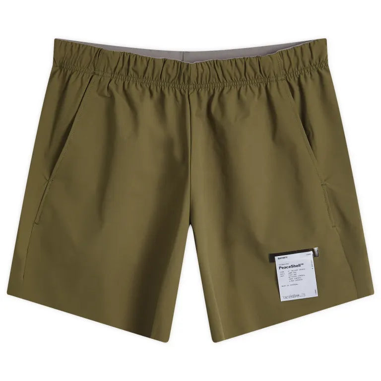 Satisfy Peaceshell 5" Shorts - Dark Olive