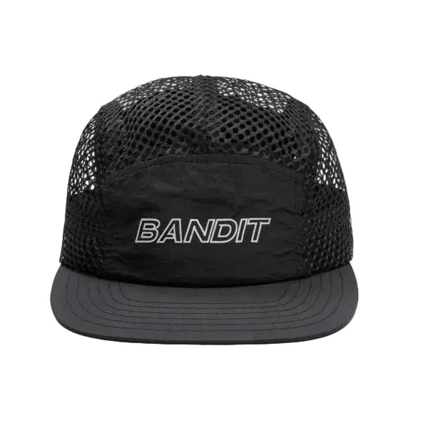 Bandit Mesh Reflective Run Hat - Black
