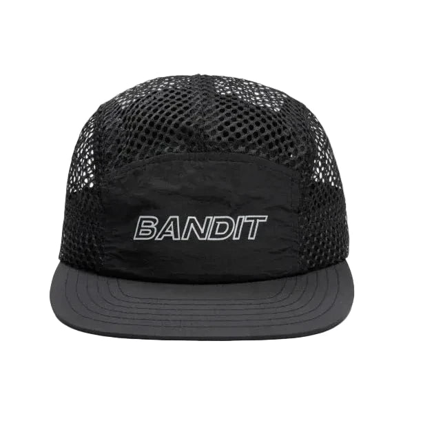 Bandit Mesh Reflective Run Hat - Black