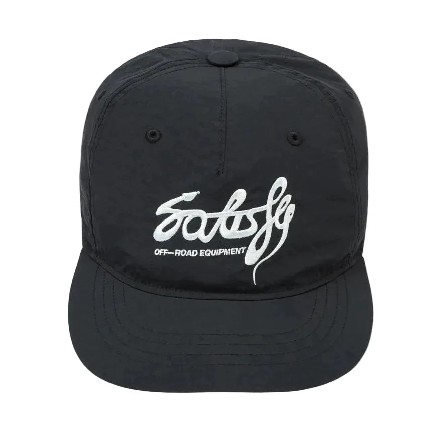 Satisfy Flitesilk 5 Panel Pinch Cap Off road Embroidery  FW26 - Black