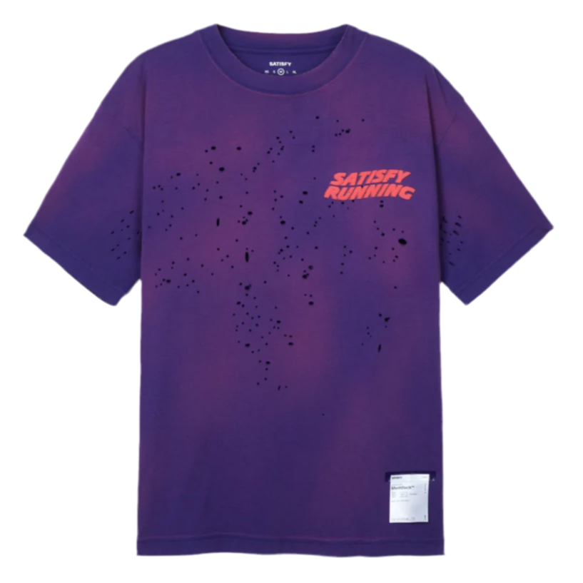 Satisfy Mothtec Tee - Acid Purple