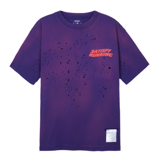 Satisfy Mothtec Tee - Acid Purple