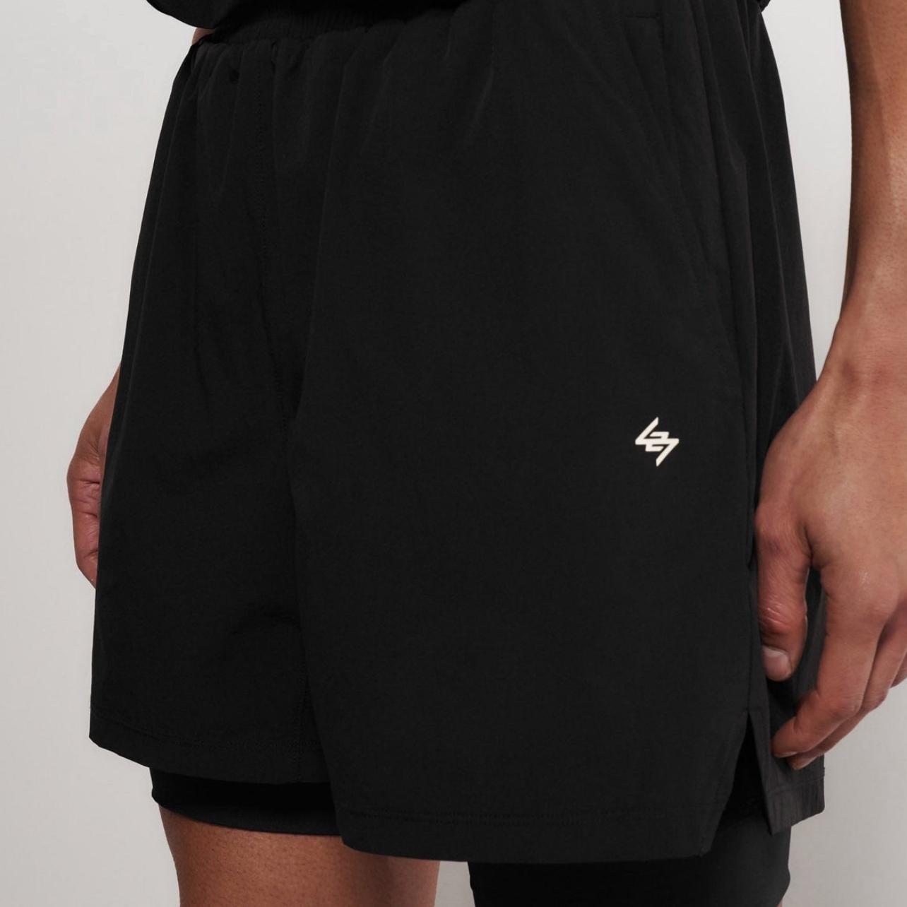 247 Represent 2in1 Shorts - Black