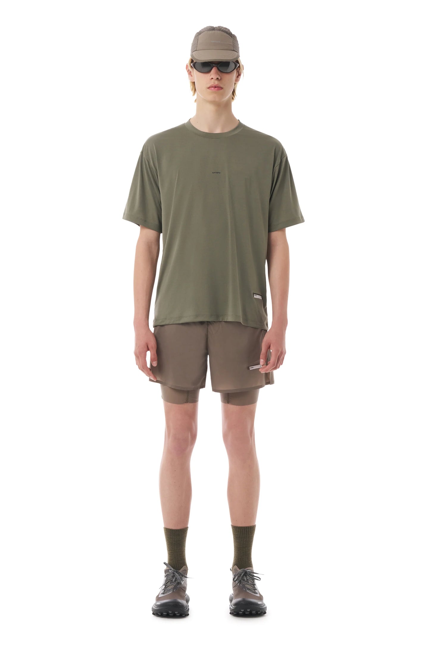 Satisfy Auralite Tee Dusty Olive
