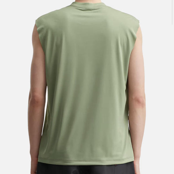 Satisfy Running Auralite Tank SS25 - Oil Green