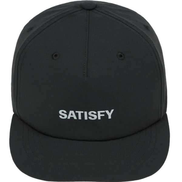Satisfy Peaceshell 5 Panel Pinch Running Cap - Black