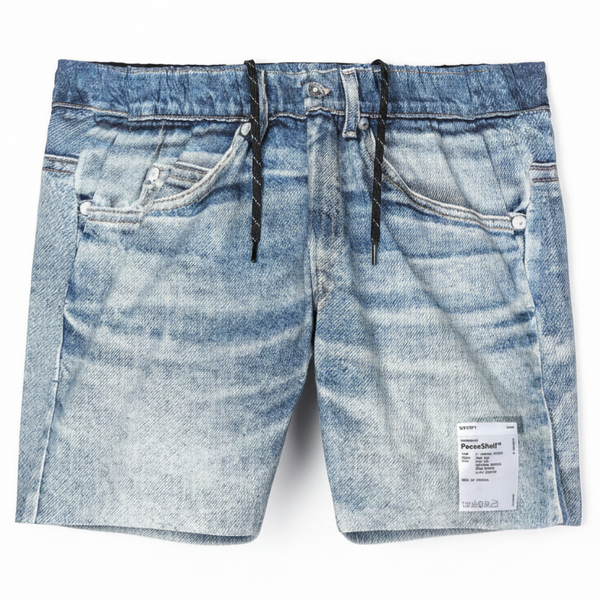 Peaceshell 5” Denim Shorts - Blue
