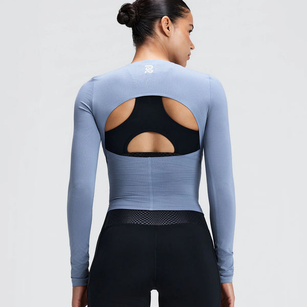 Bandit Women's GeoMesh Eclipse Long Sleeve - Steel Horizon