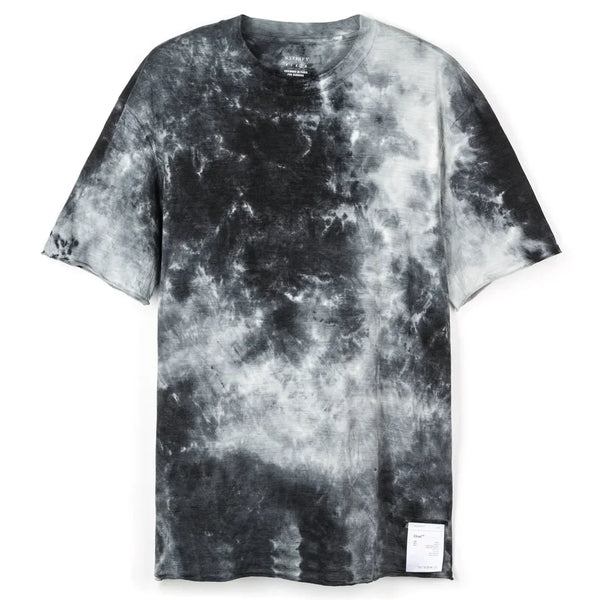Satisfy Cloudmerino Batik Tee - Black
