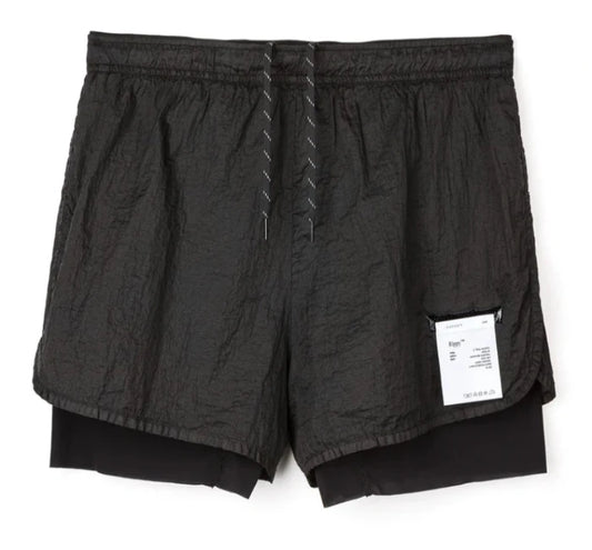 Satisfy Rippy 3" Trail Shorts - Black