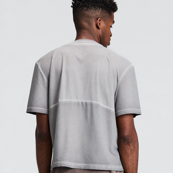 Bandit Men's FrioSoft™ Perforated Box Tee - Concrete Taupe