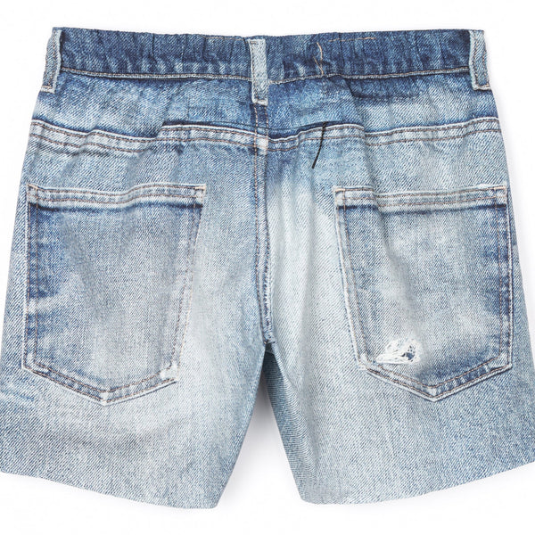 Peaceshell 5” Denim Shorts - Blue