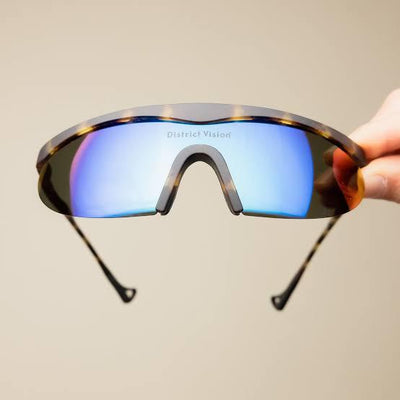 District Vision Koharu Eclipse Tortoise D+ Blue Mirror