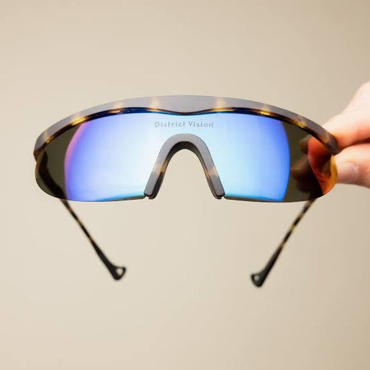District Vision Koharu Eclipse Tortoise D+ Blue Mirror