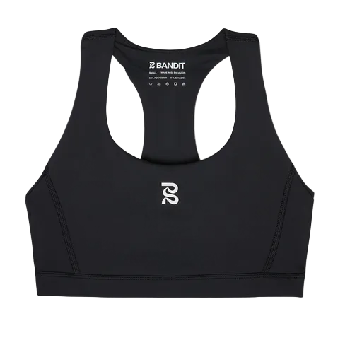 Bandit Women’s Stamina Scoop Neck Run Bra - Black