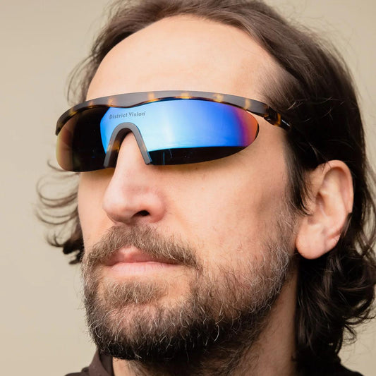 District Vision Koharu Eclipse Tortoise D+ Blue Mirror