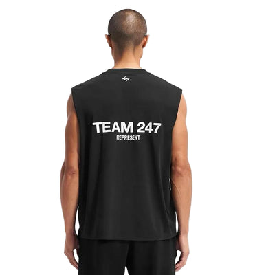 247 Represent Oversized Tank Team- Black