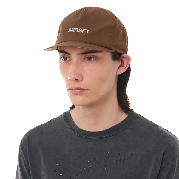 Satisfy Peaceshell Pinch Running Cap Brown