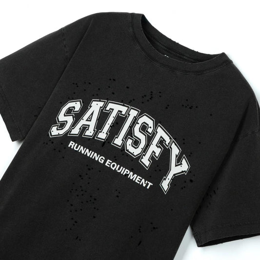 Satisfy Mothtech Tee - Running Equipment Aged Black