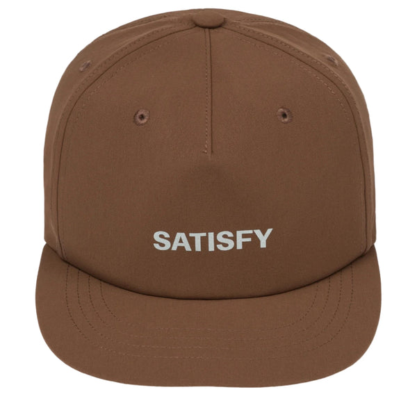 Satisfy Peaceshell Pinch Running Cap Brown