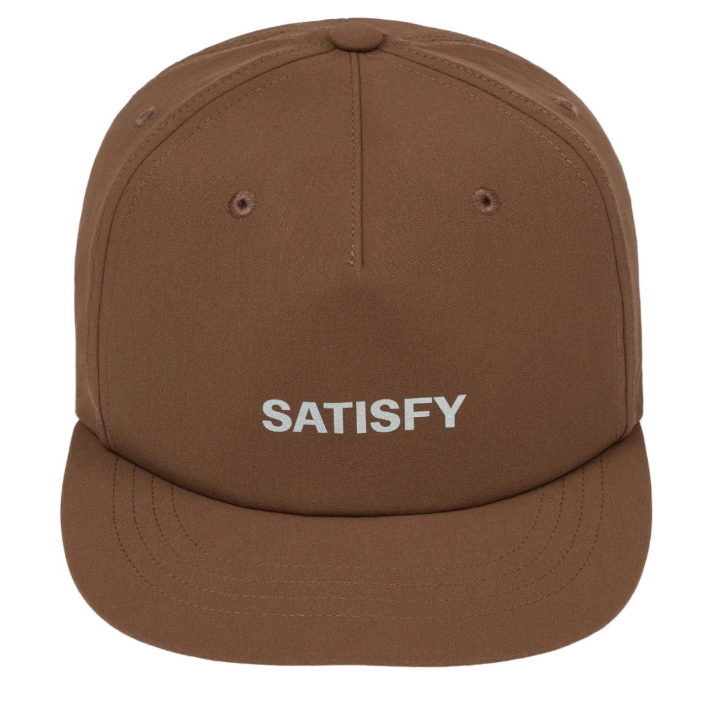 Satisfy Peaceshell Pinch Running Cap Brown