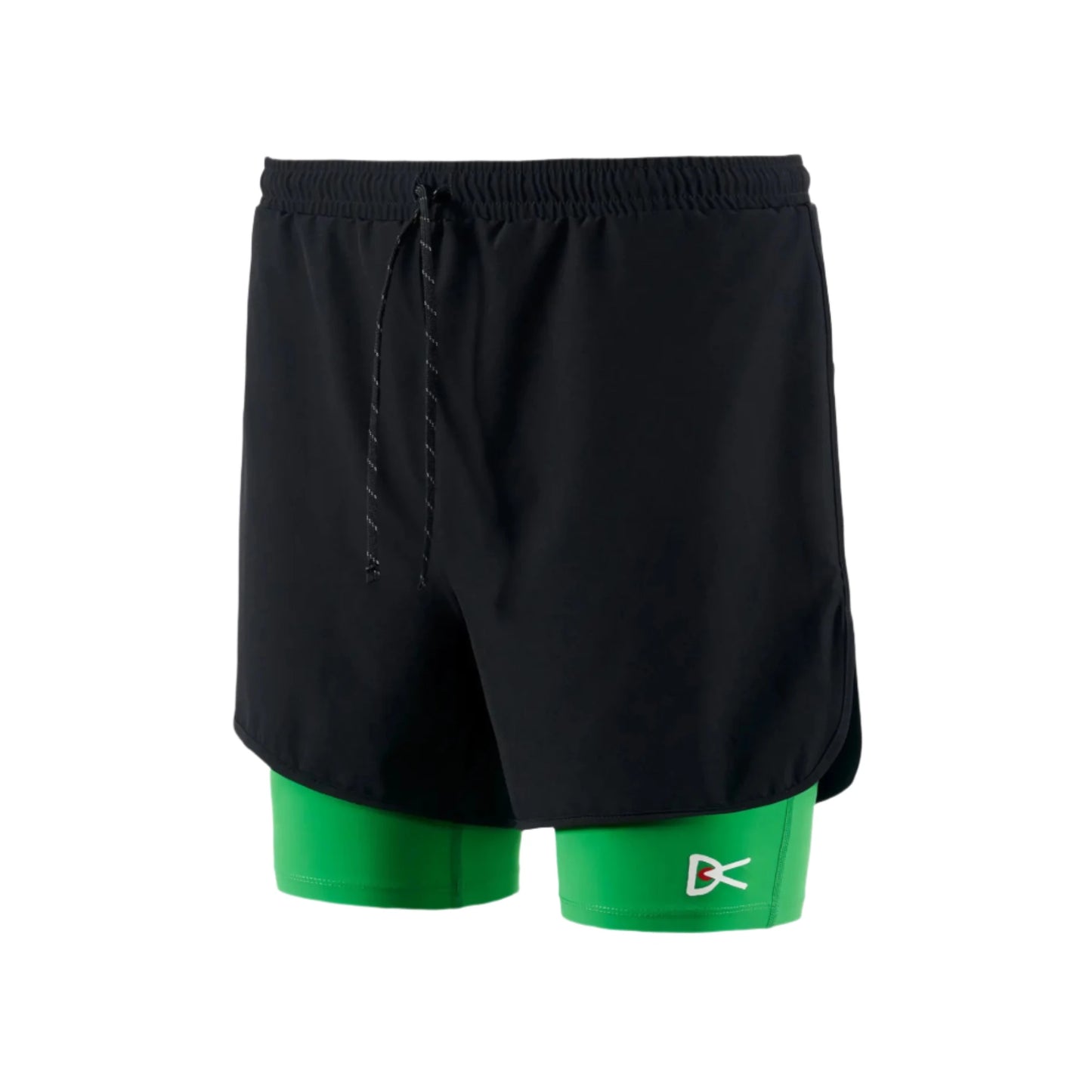 District Vision Layered Pocketed Trail Shorts - Algae