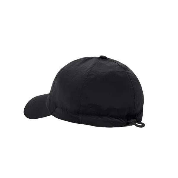 Stone Island Baseball Cap With Compass Embroidery Nylon Metal - Black