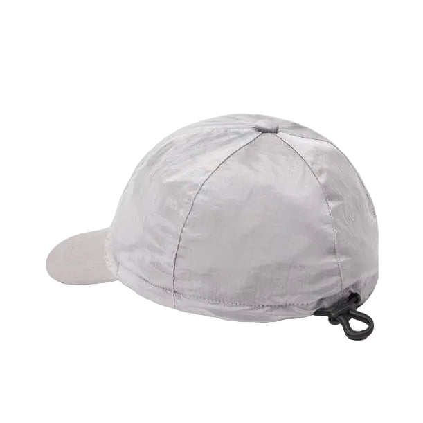 Stone Island Baseball Cap With Compass Embroidery Nylon Metal - Pearl Grey