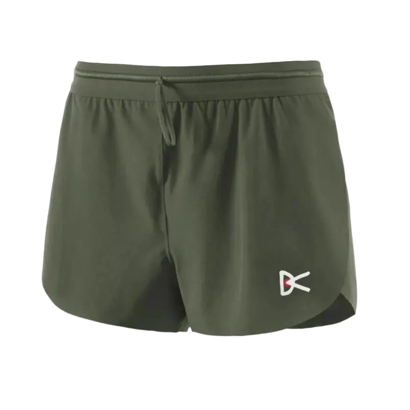 District Vision 3in Split Shorts - Ivy Green