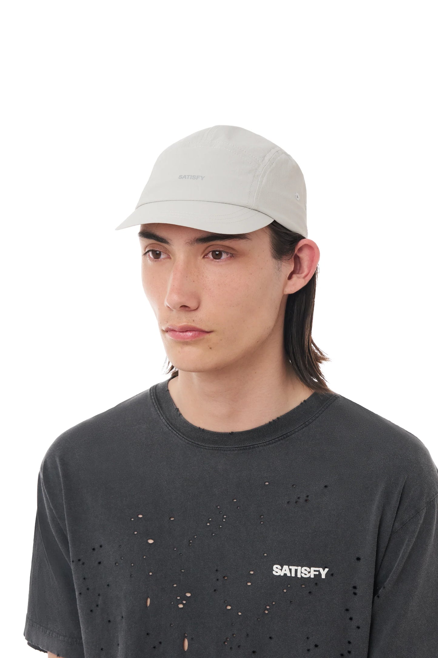 Satisfy Peaceshell Cordura Trail Cap Light Grey (Mist)