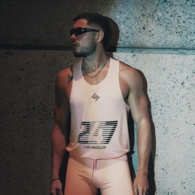 247 Represent x New Balance LA Marathon Tank - Pink