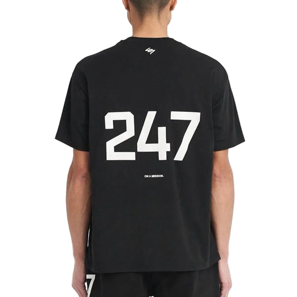 247 Represent Oversized Tee - Jet Black