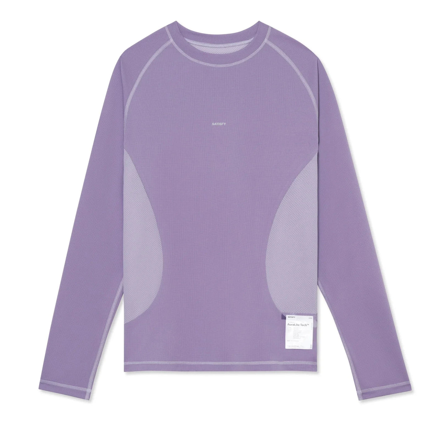 Satisfy Auralite Tech Tee LS Purple Sage