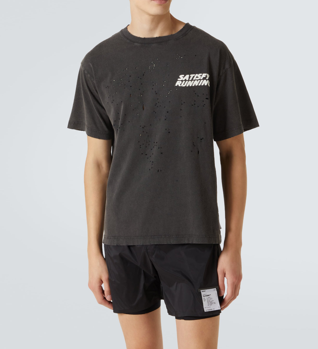 Satisfy Mothtech Tee Satisfy Running Aged Black